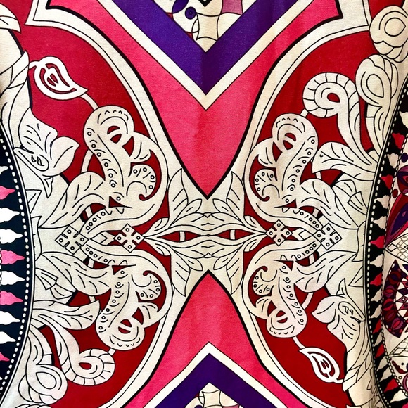 Jean-Pierre Klifa Paris NWT Multicolored Daphne Dress Sz L - Picture 2 of 9